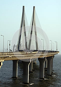 Bandra Worli Sea Link Bridge of Mumbai